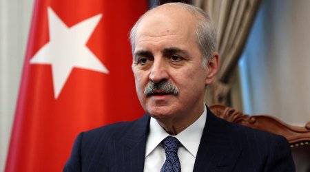 Numan Kurtulmuş Azərbaycana gəlib