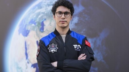 Türkiyənin azərbaycan əsilli astronavtı kosmosa uçub