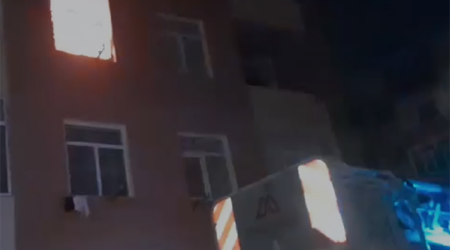 На Абшероне вспыхнул пожар, эвакуированы 62 человека