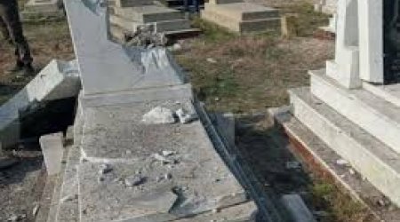 Житель Гусара задержан за умышленное разрушение надгробных плит