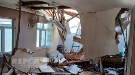 В Гахе молния ударила в жилой дом
