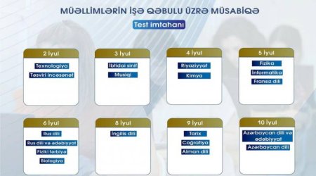 Объявлено время проведения тестовых экзаменов по приему учителей на работу