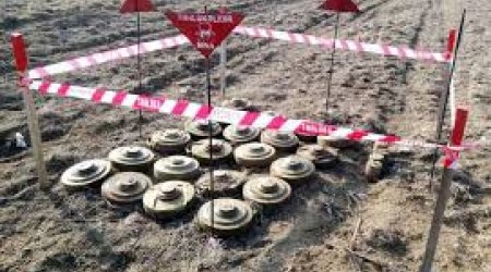 Azerbaijan counts number of mines cleared within last week in liberated territories