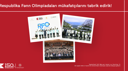 Awards were presented to the winners of the Republican Subject Olympiads held with the support of Kapital Bank