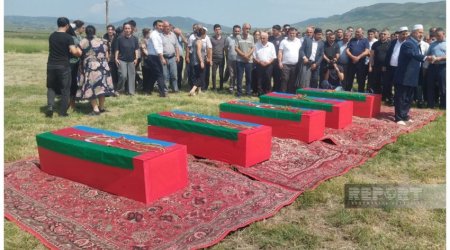 В Ходжалы похоронены шехиды Первой Карабахской войны