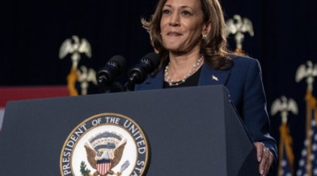 Kamala Harris prezidentliyə namizədliyini rəsmi irəli sürüb