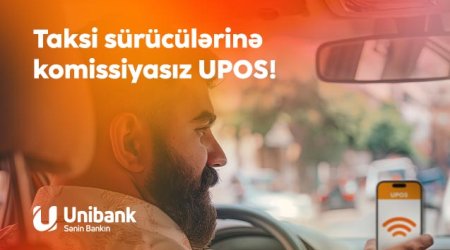 Unibankın taksi sürücüləri üçün kampaniyası davam edir