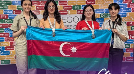 Azərbaycan məktəbliləri Avropa Qızlar İnformatika Olimpiadasında medal qazandılar