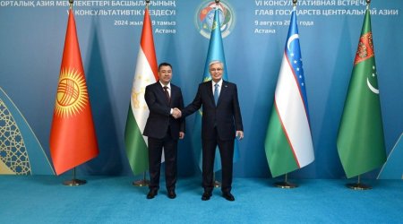 Mərkəzi Asiya ölkələrinin liderləri Akordaya gəlib
