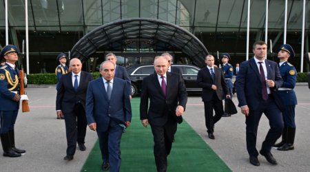 Putinin Azərbaycana səfəri başa çatıb