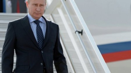Putin Çeçenistana səfər edib