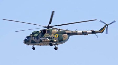 Ukraynada helikopter qəzaya uğrayıb,ölənlər var