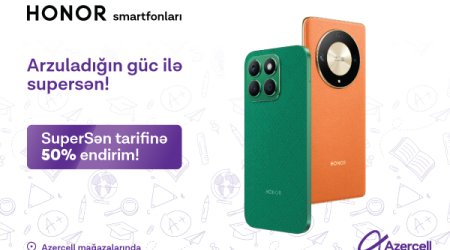 Azercell запускает кампанию «HONOR+SuperSən» к новому учебному году!