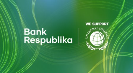 Bank Respublika BMT-nin Qlobal Sazişinə (UN Global Compact) qoşuldu