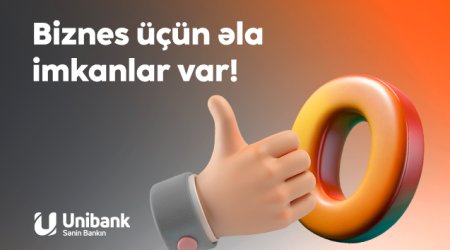 Unibank biznes sahibləri üçün komissiyaları sıfırladı