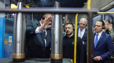 Zelenskyy visits ammunition plant in Scranton