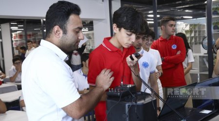 Азербайджанские школьники во второй раз установили связь с Международной космической станцией