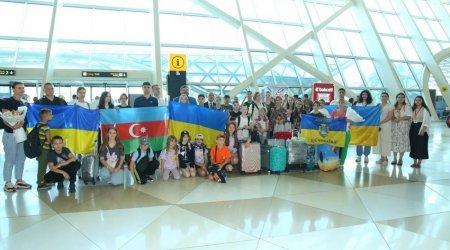 30 more children from Ukraine arrive in Azerbaijan for rehabilitation