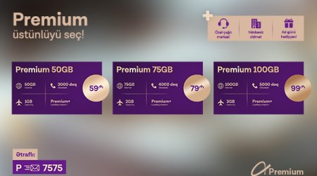 Azercell представляет обновленные тарифные пакеты «Premium»