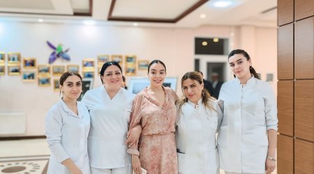 Leyla Əliyeva Qocalar evində olub - Fotolar