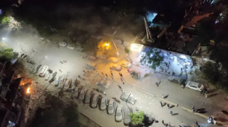 İsrail Dəməşqdə yaşayış binasını vurub,ölən və yaralananlar var - Video