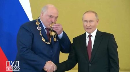 Lukaşenko Rusiyanın ali dövlət mükafatına layiq görülüb