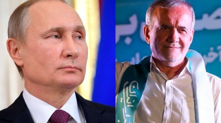 Putin və Pezeşkian Yaxın Şərqdəki vəziyyəti müzakirə edəcəklər