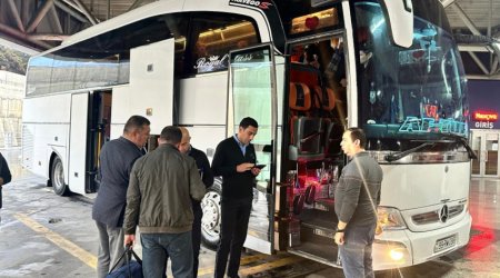 Bakıdan Laçına ilk avtobus yola düşüb