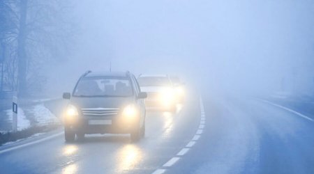 К сведению водителей: на дорогах Азербайджана снизится дальность видимости