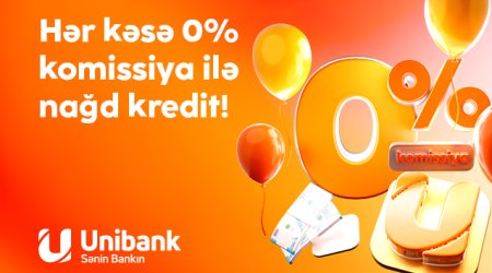 Unibank 0% komissiyalı kredit kampaniyası keçirir