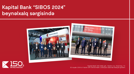 Kapital Bank “SIBOS 2024” beynəlxalq sərgisində