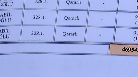 Sürücüyə 47 minə yaxın cərimə yazılıb - Video 