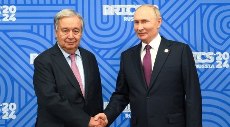 Putin and Guterres mull Ukraine, Middle East at BRICS summit