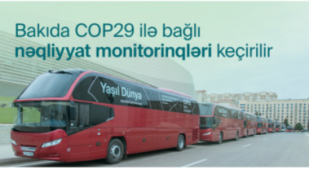 COP29-la əlaqədar bəzi küçə və prospektlərdə monitorinqlər aparılacaq