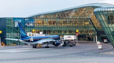 В Международном аэропорту Гейдар Алиев транзитные перевозки увеличиличь на 137%