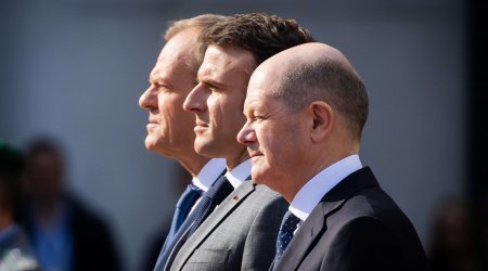 Makron, Tusk və Scholz Gürcüstanla bağlı birgə bəyanat yayıblar