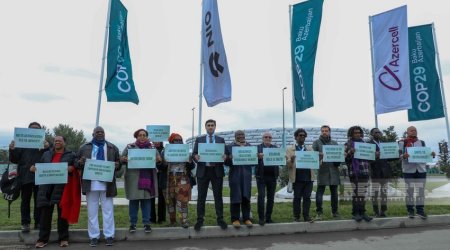 На COP29 проходит акция против колониализма