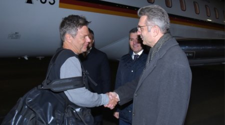 German vice chancellor arrives in Azerbaijan