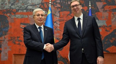 Токаев и Вучич обсудили перспективы укрепления сотрудничества