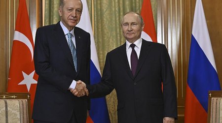 Ərdoğan və Putin Suriyadakı vəziyyəti müzakirə edib