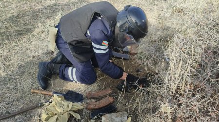 В поселке Бадамлы Шахбузского района обнаружены боеприпасы