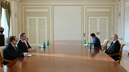 Президент Ильхам Алиев принял президента и новоизбранного президента AIPAC