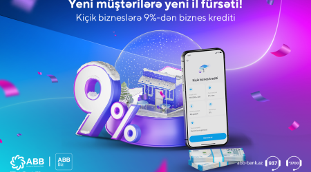 ABB Biz-də qeydiyyatdan keçib Mobil POS  istifadə et, kiçik biznes üçün 9%-lə kredit al!