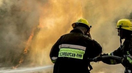 В Лянкяране в жилом доме произошел пожар