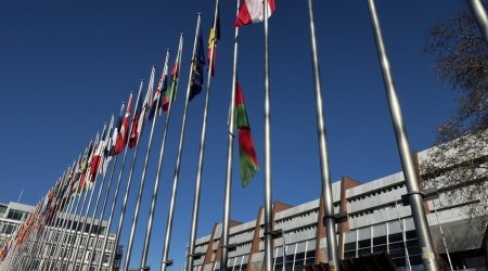 Azerbaijan's flag lowered at Council of Europe headquarters in Strasbourg