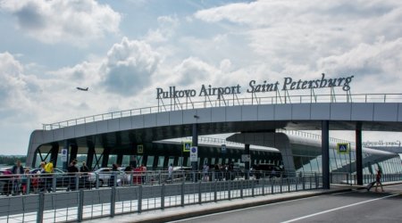 Sankt-Peterburq aeroportunun fəaliyyəti müvəqqəti dayandırılıb