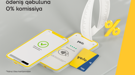 Yelo Mobil POS ilə komissiyasız ödəniş qəbulu hələ də qüvvədədir!