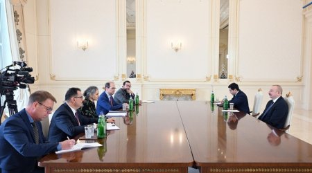 Əliyev Avropa İttifaqının Cənubi Qafqaz üzrə xüsusi nümayəndəsini qəbul edib
