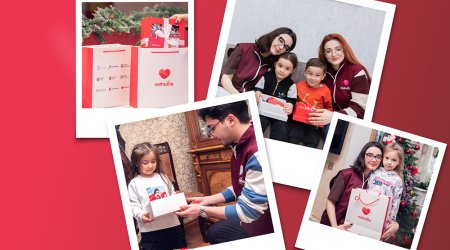 “Onlar Bizə Əmanətdir” layihəsi çərçivəsində şəhid övladlarına hədiyyələr təqdim edilib