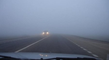 В столице наблюдается туманная погода